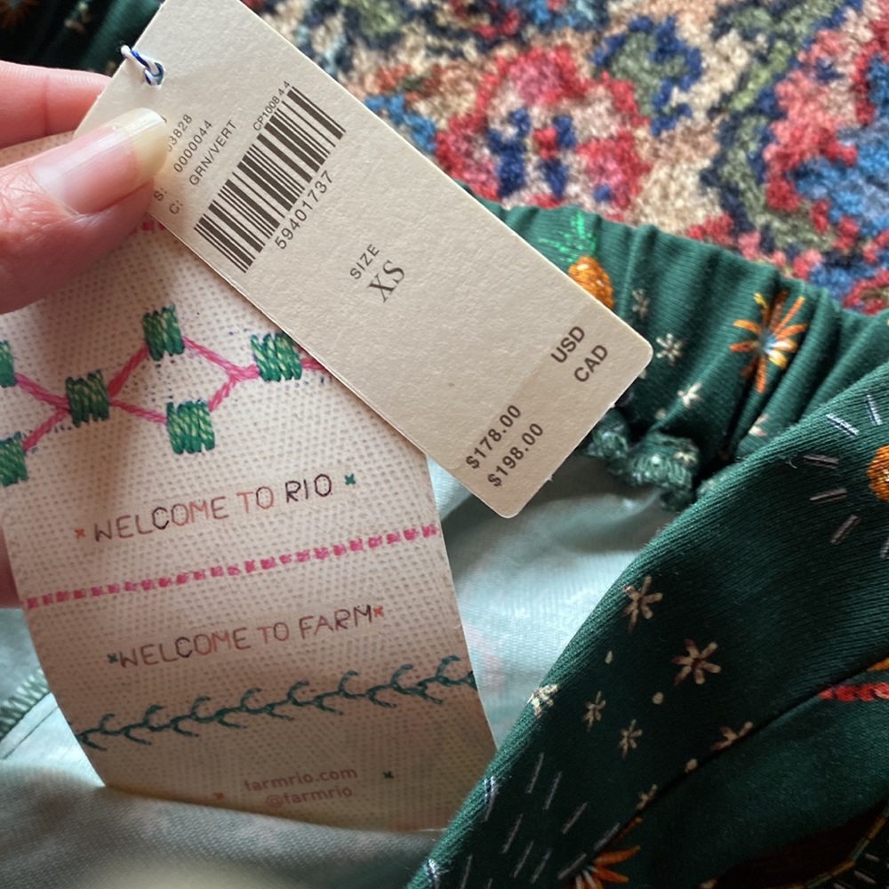 HTF Anthropologie Farm Rio Fernanda Flared Pants - Picture 7 of 10